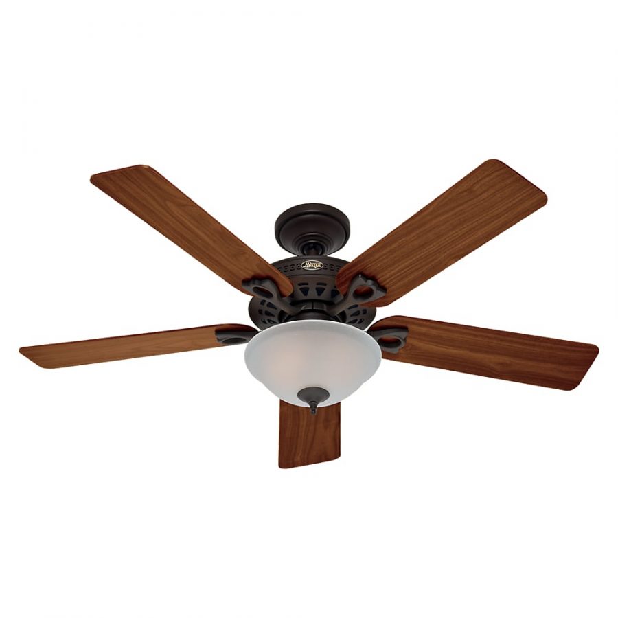 Hunter 52 inch Astoria Ceiling Fan with LED Light Kit and Pull 