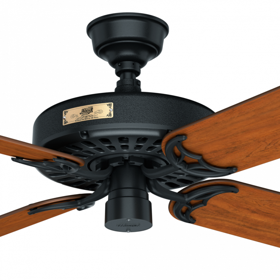 Hunter 52 inch Hunter Original Damp Rated Ceiling Fan and Pull 