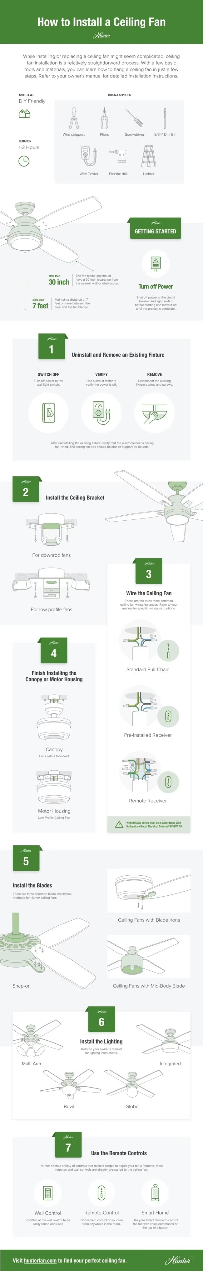 How To Install Your Ceiling Fan