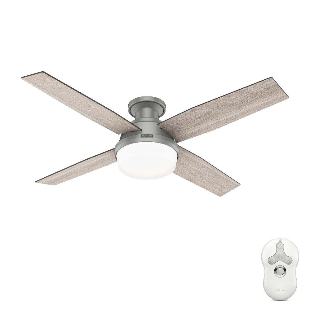 Ventilador de techo Dempsey Bajo Perfil con luz de 52 pulgadas